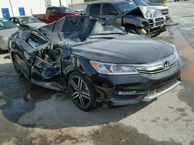 1HGCR2F59HA153503 - 2017 HONDA ACCORD SPO BLACK photo 1