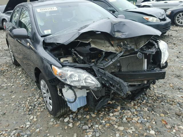 2T1BU4EE0DC962173 - 2013 TOYOTA COROLLA BA GRAY photo 9