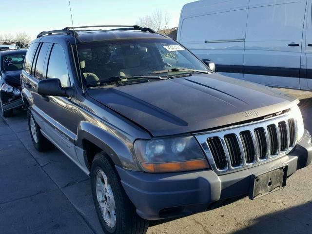 1J4GW48S1YC346556 - 2000 JEEP GRAND CHER GRAY photo 1