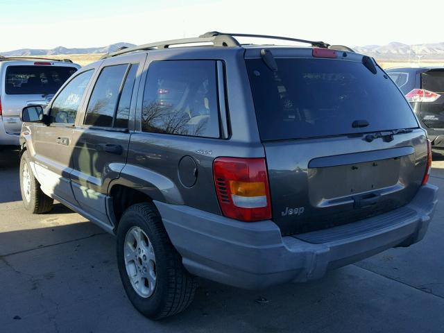 1J4GW48S1YC346556 - 2000 JEEP GRAND CHER GRAY photo 3