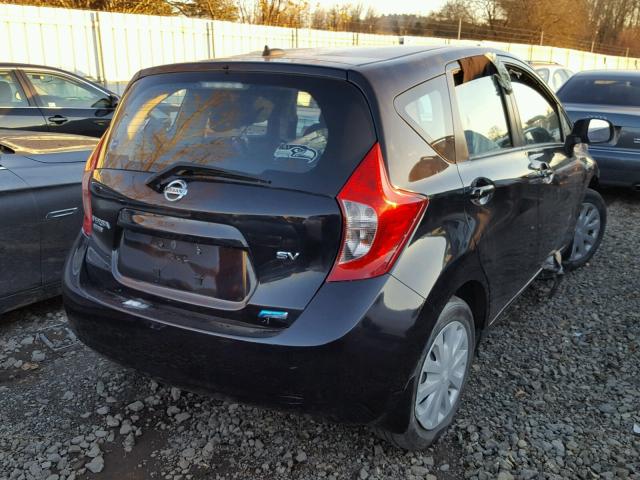 3N1CE2CPXEL385258 - 2014 NISSAN VERSA NOTE BLACK photo 4