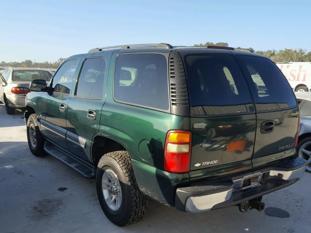 1GNEK13V13R316219 - 2003 CHEVROLET TAHOE K150 GREEN photo 3