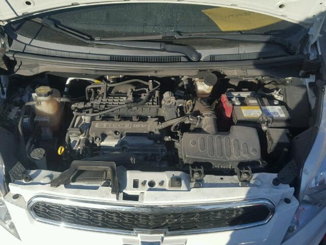 KL8CD6S95DC512172 - 2013 CHEVROLET SPARK 1LT Белый фото 7