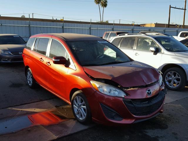 JM1CW2BL5D0144986 - 2013 MAZDA 5 RED photo 1