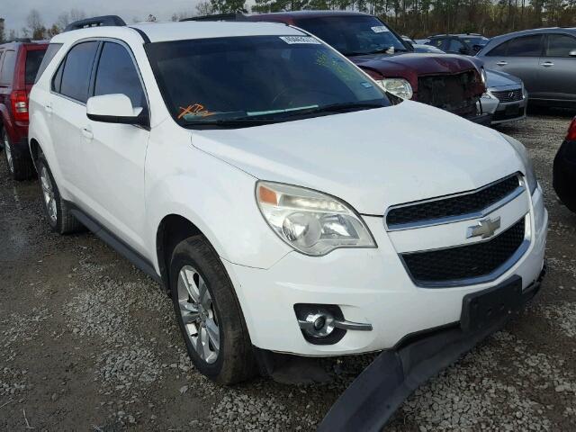 2CNALPEW8A6398368 - 2010 CHEVROLET EQUINOX LT WHITE photo 1