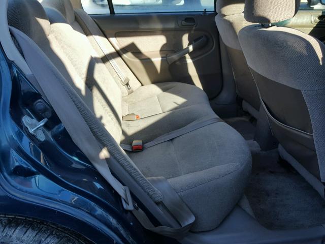 JHMEJ8644WS001594 - 1998 HONDA CIVIC EX GREEN photo 6