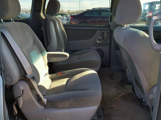 5TDZA23C64S096905 - 2004 TOYOTA SIENNA CE BLUE photo 6