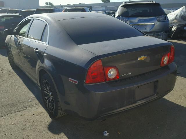 1G1ZA5E15BF244741 - 2011 CHEVROLET MALIBU LS ნაცრისფერი ფოტო 3