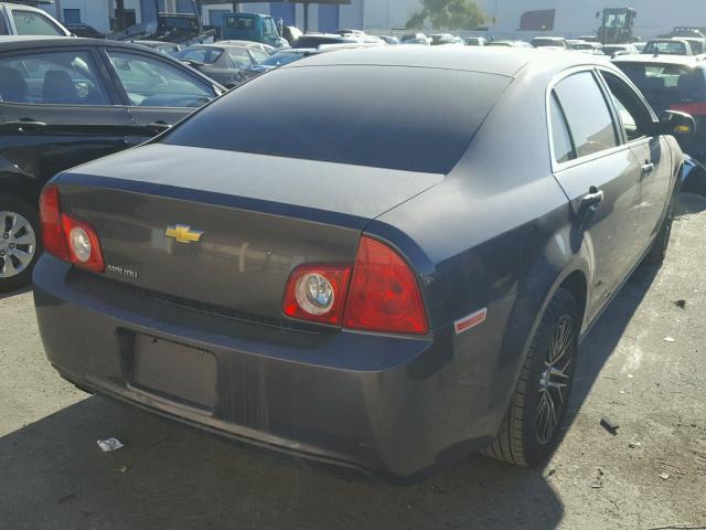 1G1ZA5E15BF244741 - 2011 CHEVROLET MALIBU LS ნაცრისფერი ფოტო 4
