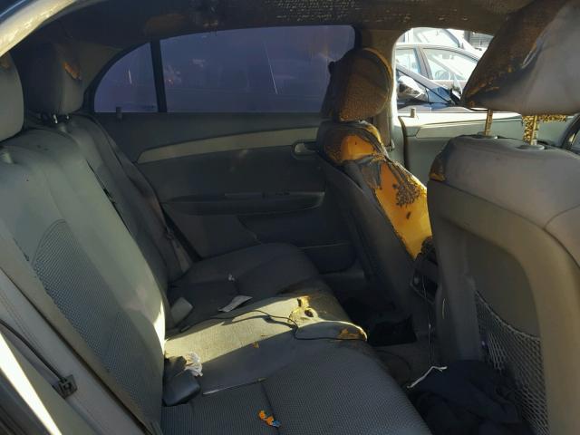 1G1ZA5E15BF244741 - 2011 CHEVROLET MALIBU LS ნაცრისფერი ფოტო 6