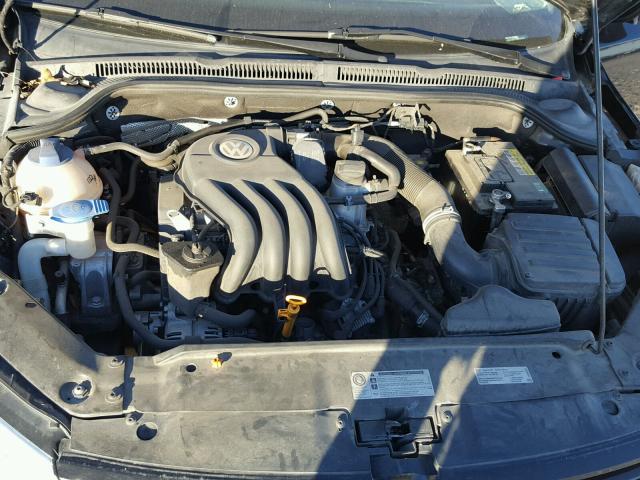 3VW2K7AJ7CM402065 - 2012 VOLKSWAGEN JETTA BASE BLACK photo 7