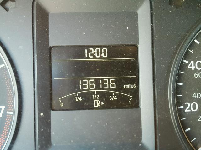 3VW2K7AJ7CM402065 - 2012 VOLKSWAGEN JETTA BASE BLACK photo 8