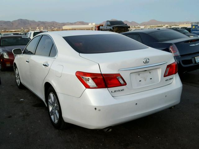 JTHBJ46G892317297 - 2009 LEXUS ES 350 WHITE photo 3