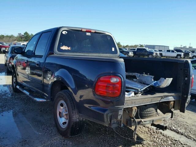 1FTRW07W51KA83768 - 2001 FORD F150 SUPER BLUE photo 3