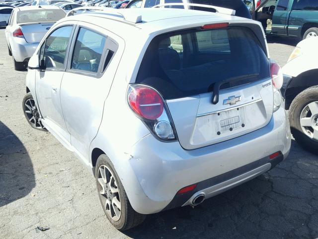 KL8CF6S94DC570266 - 2013 CHEVROLET SPARK 2LT SILVER photo 3