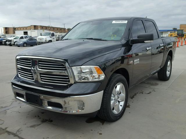 1C6RR6LT4HS520599 - 2017 RAM 1500 SLT BLACK photo 2