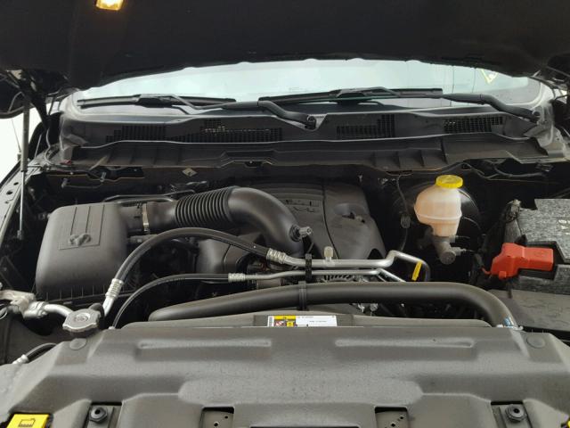 1C6RR6LT4HS520599 - 2017 RAM 1500 SLT BLACK photo 7