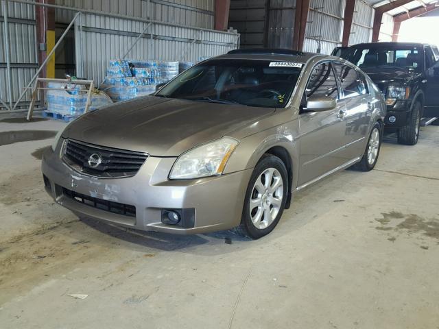 1N4BA41E28C831054 - 2008 NISSAN MAXIMA SE TAN photo 2