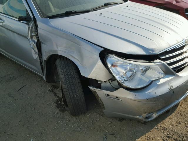 1C3LC46J28N262410 - 2008 CHRYSLER SEBRING LX SILVER photo 9