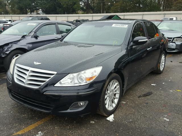 KMHGC4DE8BU117223 - 2011 HYUNDAI GENESIS 3. BLACK photo 2