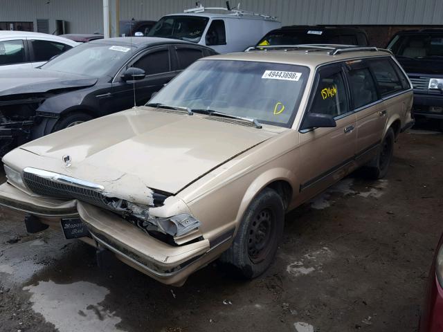 1G4AG85N5P6435960 - 1993 BUICK CENTURY SP BEIGE photo 2