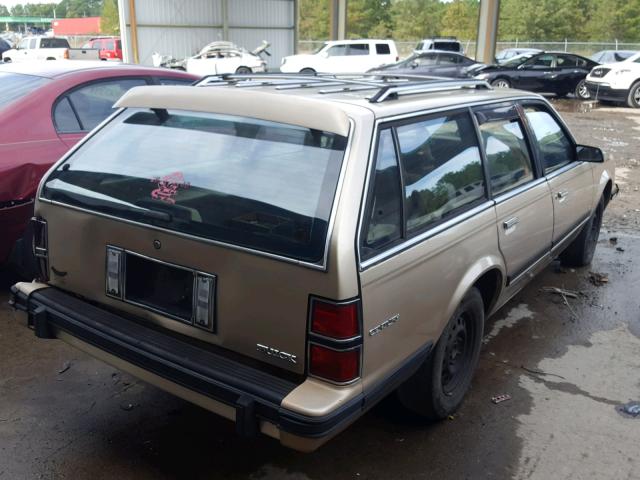 1G4AG85N5P6435960 - 1993 BUICK CENTURY SP BEIGE photo 4