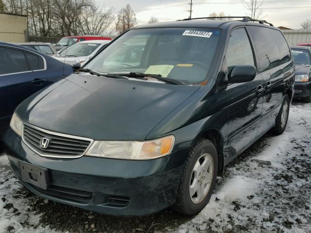 2HKRL1869XH009273 - 1999 HONDA ODYSSEY EX GREEN photo 2