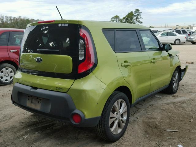 KNDJP3A58F7767803 - 2015 KIA SOUL + GREEN photo 4