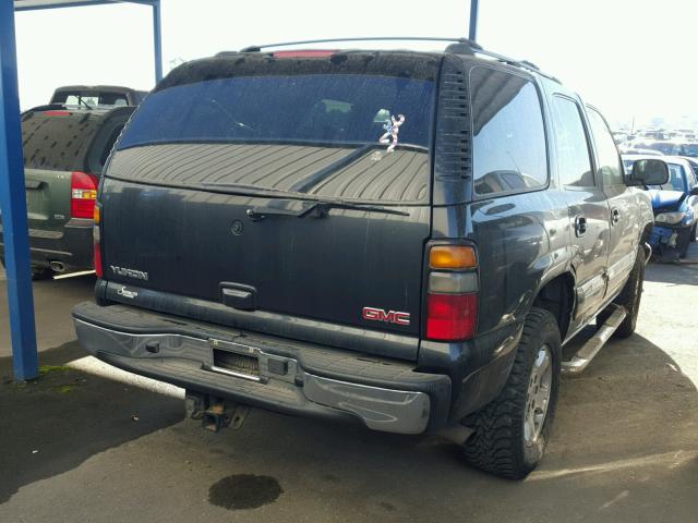 1GKEK13T25J175867 - 2005 GMC YUKON GRAY photo 4