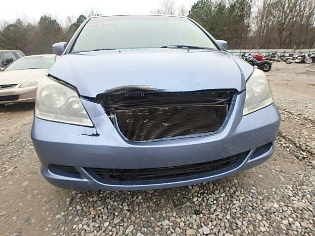 5FNRL38757B029555 - 2007 HONDA ODYSSEY EX BLUE photo 9