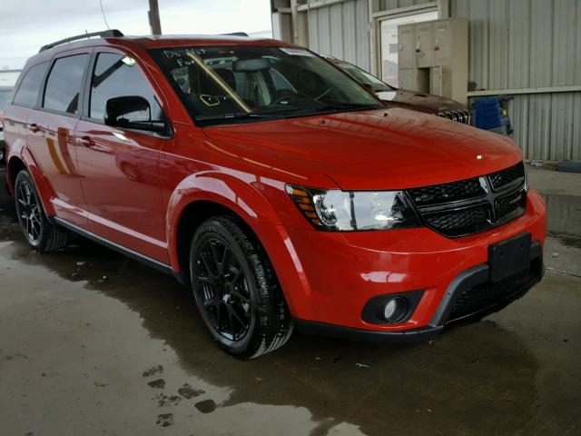 3C4PDCBB3HT604787 - 2017 DODGE JOURNEY SX RED photo 1