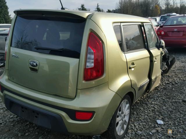 KNDJT2A69D7488209 - 2013 KIA SOUL + GREEN photo 4