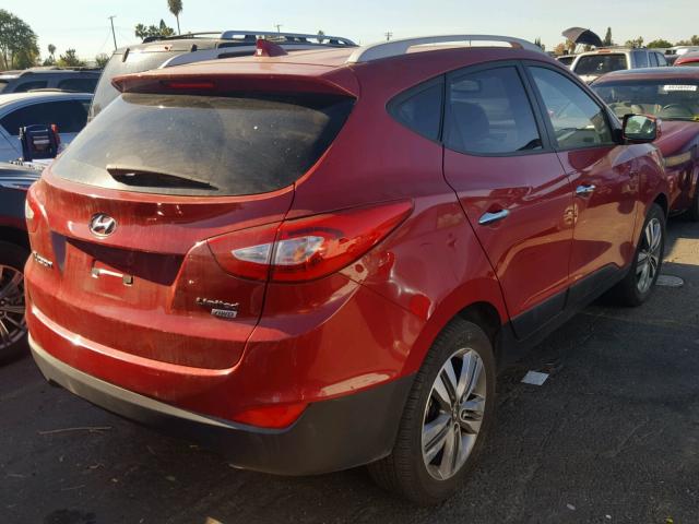 KM8JUCAG9FU114629 - 2015 HYUNDAI TUCSON LIM RED photo 4