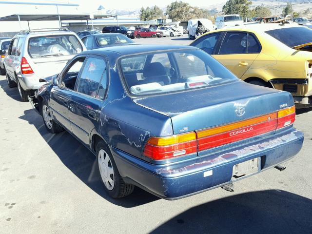 JT2AE00E1P0044206 - 1993 TOYOTA COROLLA LE TEAL photo 3