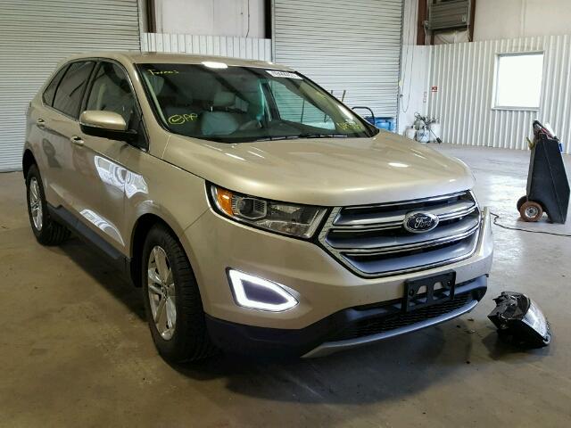 2FMPK3J81HBC09333 - 2017 FORD EDGE SEL GOLD photo 1