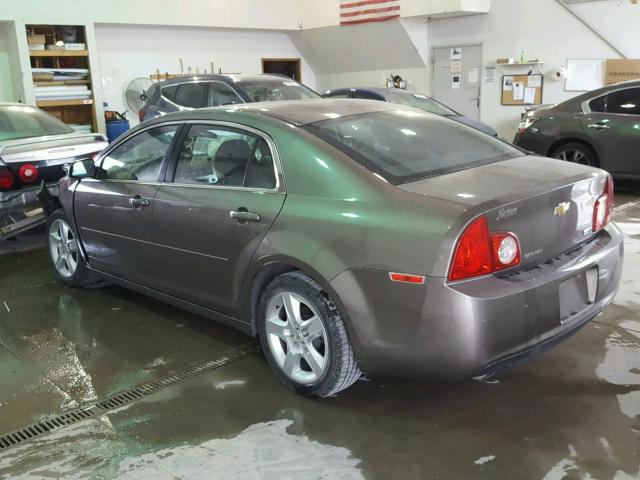 1G1ZA5EU9BF273332 - 2011 CHEVROLET MALIBU LS 金色 照片 3