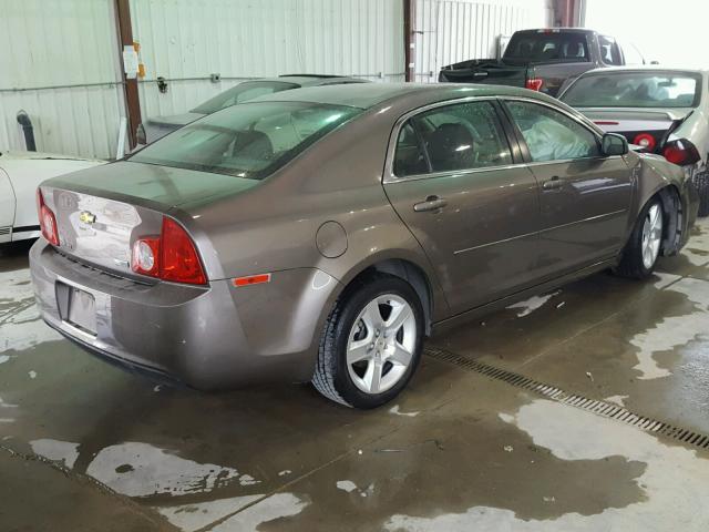 1G1ZA5EU9BF273332 - 2011 CHEVROLET MALIBU LS GOLD photo 4