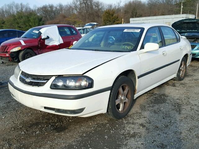 2G1WH52K539123813 - 2003 CHEVROLET IMPALA LS WHITE photo 2