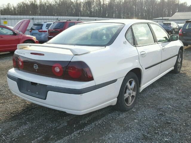 2G1WH52K539123813 - 2003 CHEVROLET IMPALA LS WHITE photo 4