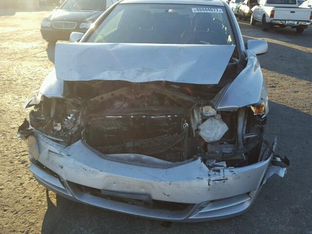 2HGFG1B99BH507308 - 2011 HONDA CIVIC EXL SILVER photo 9