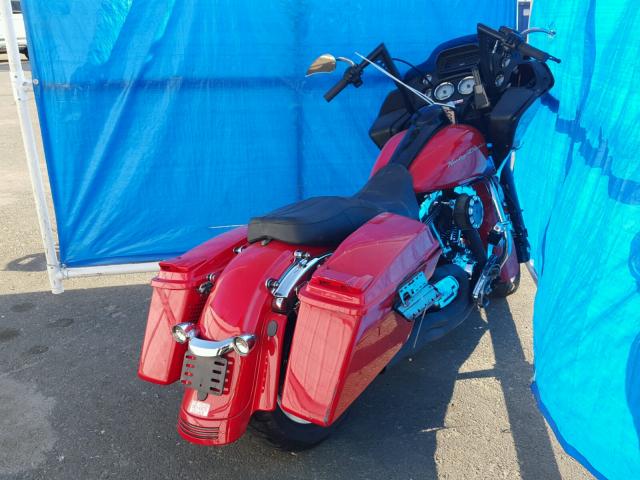 1HD1KH438AB642830 - 2010 HARLEY-DAVIDSON FLTRX 红色 照片 4