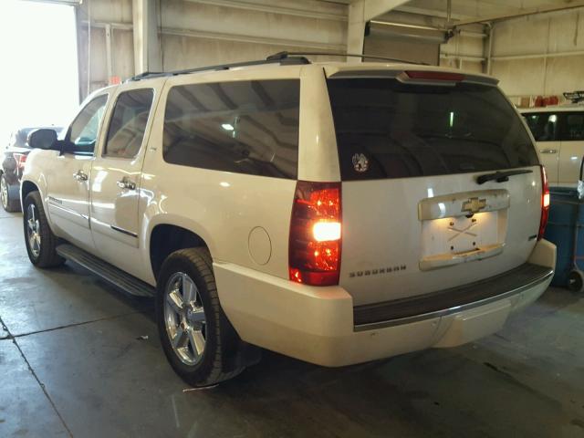 1GNSKKE73CR309344 - 2012 CHEVROLET SUBURBAN K WHITE photo 3