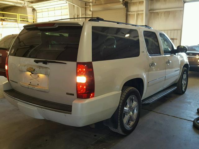 1GNSKKE73CR309344 - 2012 CHEVROLET SUBURBAN K WHITE photo 4