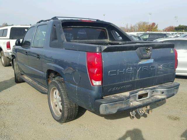 3GNEC12TX4G262465 - 2004 CHEVROLET AVALANCHE CHARCOAL photo 3