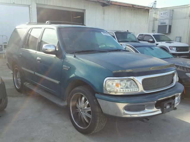 1FMPU18L2WLA66267 - 1998 FORD EXPEDITION GREEN photo 1