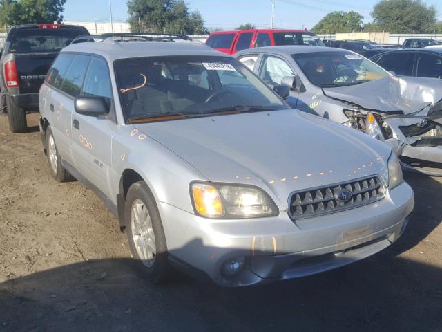 4S3BH675346621581 - 2004 SUBARU LEGACY OUT SILVER photo 1