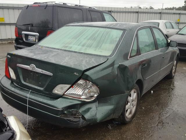 4T1BF28B5YU028658 - 2000 TOYOTA AVALON XL GREEN photo 4