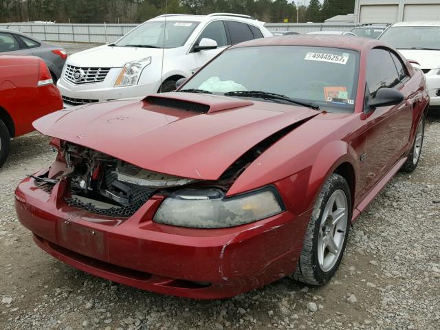 1FAFP42X43F388090 - 2003 FORD MUSTANG GT RED photo 2