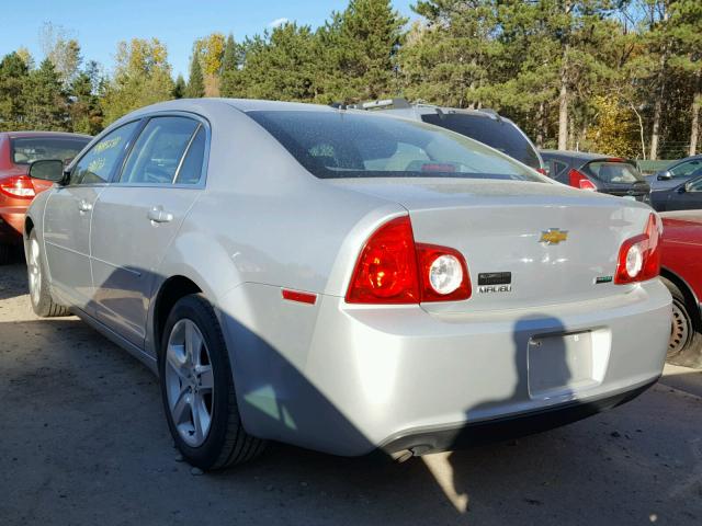 1G1ZA5EU6BF148367 - 2011 CHEVROLET MALIBU LS ვერცხლისფერი ფოტო 3