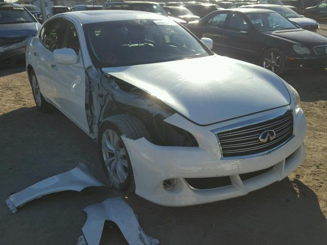 JN1BY1AP9BM323352 - 2011 INFINITI M37 WHITE photo 1